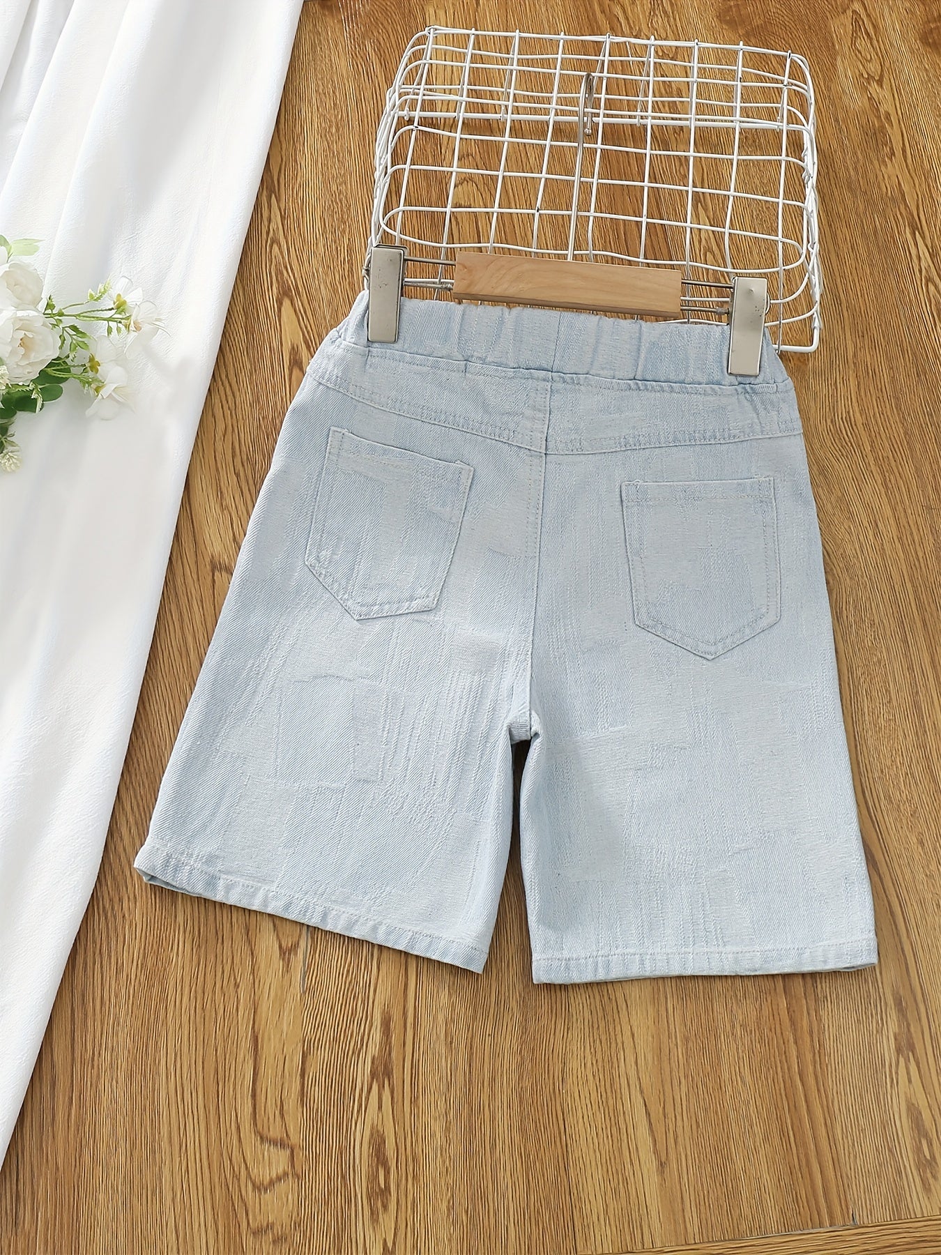 Boys Teen Casual Denim Shorts for Summer