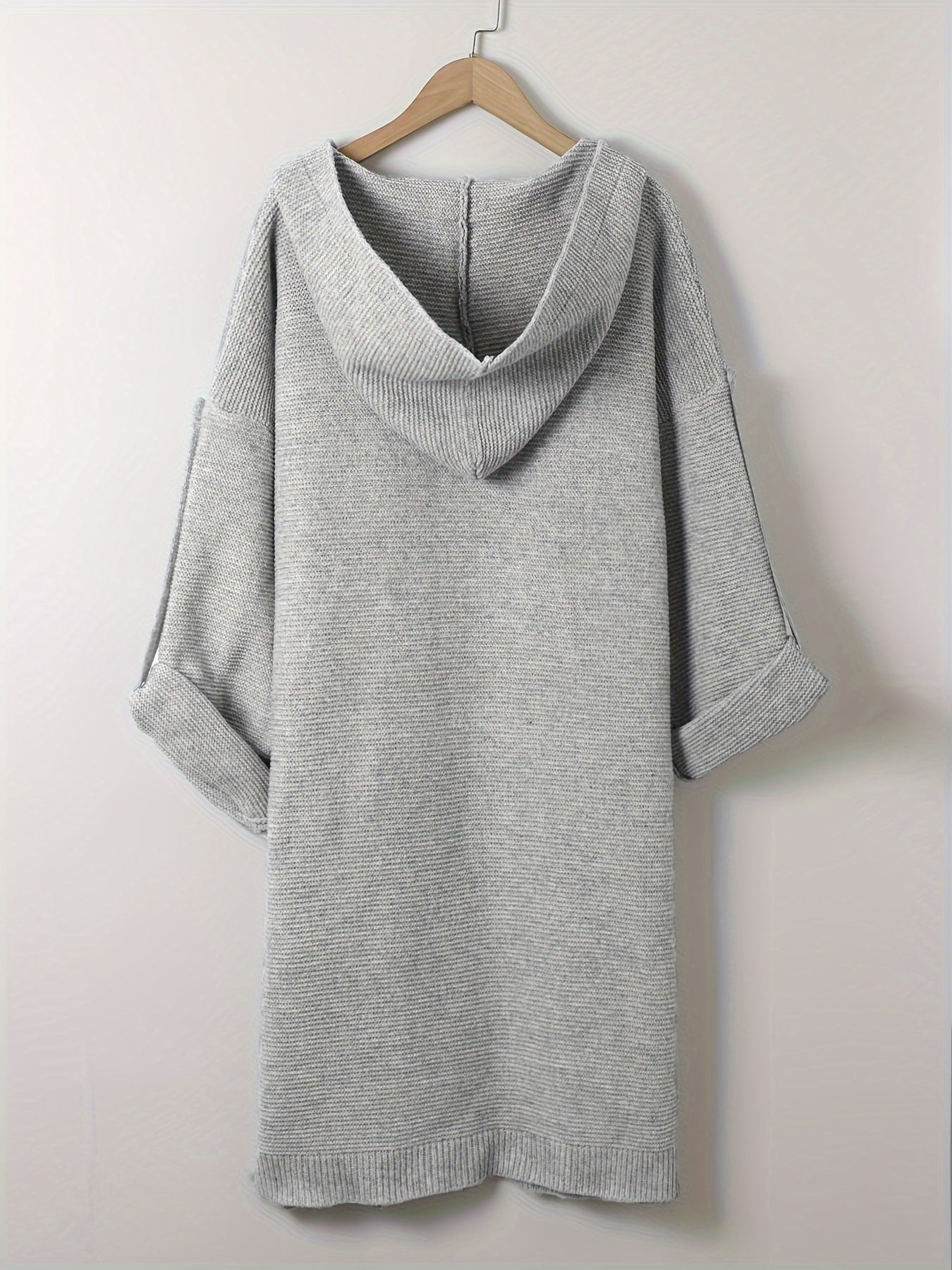 Women's Hooded Sweater Cardigan