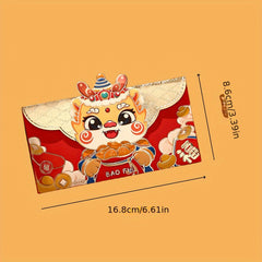 Dragon Year Spring Cartoon Stamping Bag Red Envelope Pendant