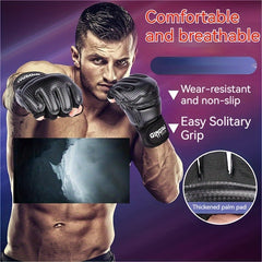 Half Finger Boxing Gloves for Sanda Training Competitive Protection