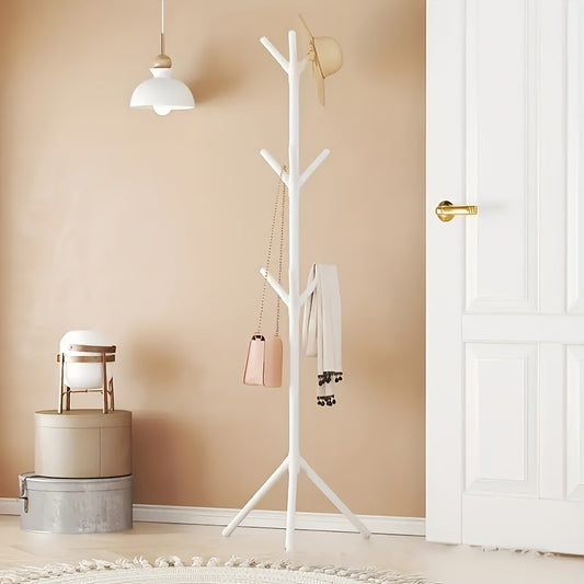 1pc Tree Coat Rack Stand Removable Clothes Hanging Storage Rack