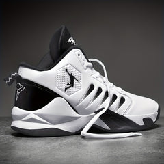 Men's Block High Top Basketball Shoes Wear resistant Non Slip Sneakers