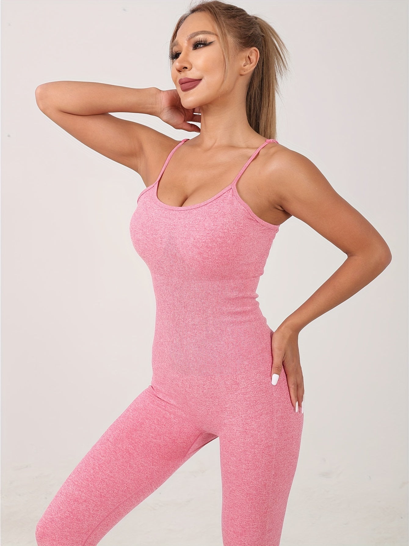 Seamless Stretchy Sportswear Yoga Bodysuit