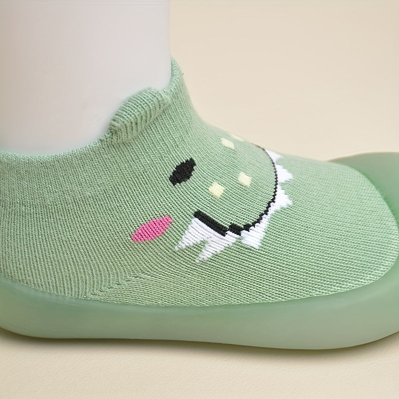 EDUBA Cartoon Slip On Sock Shoes For Baby Girls