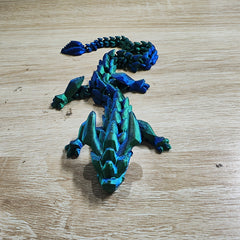 Dragon Ornament 3D Printed Art Collection Desktop Unique Gift