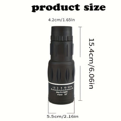 Compact 16x52 HD Monocular Telescope for Camping and Bird Watching
