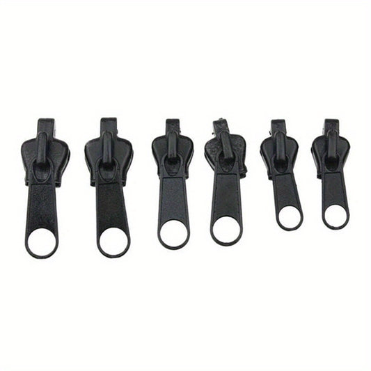 6pcs Zipper Plastic Slider Set for DIY Zipper Repair Sewing