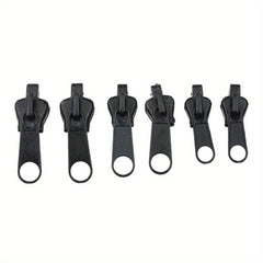 6pcs Zipper Plastic Slider Set for DIY Zipper Repair Sewing