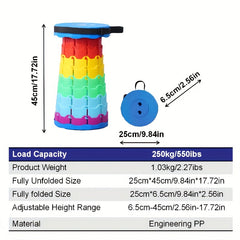 Portable Telescopic Stool for Outdoor Activities Lightweight & Compact