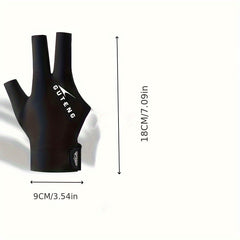 1pc Billiard Three Finger Gloves Snooker Billiards Glove
