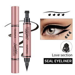 2-In-1 Waterproof Eyeliner Stamp Pencil