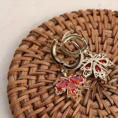 Fashionable Festive Cartilage Stacked Pendant Earrings Wedding Ball Bride Gift