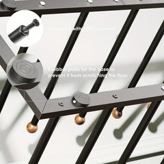 Metal Boots Storage Rack Space Saving Organizer