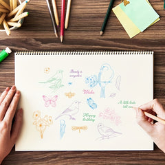 Silicone Clear Stamps for DIY Scrapbooking Cards Making