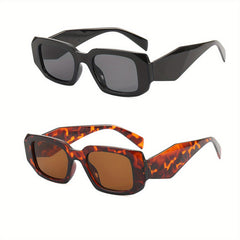 Men's Vintage Square Frame Polarized Sunglasses UV Protection