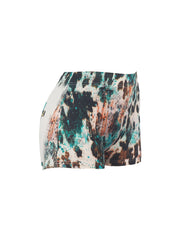 Faith Print Skinny Shorts for Women