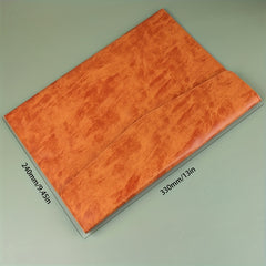 Business Faux Leather File Bag A4 Waterproof Office Storage Bag