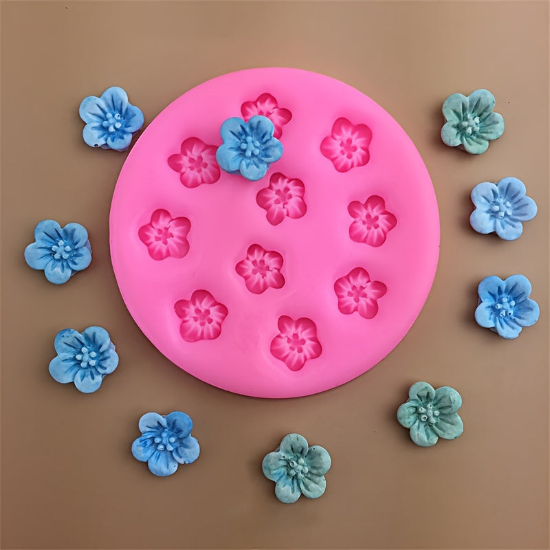 6inch Polymer Clay Flower Pendant Earrings Silicone Mold