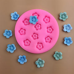 6inch Polymer Clay Flower Pendant Earrings Silicone Mold