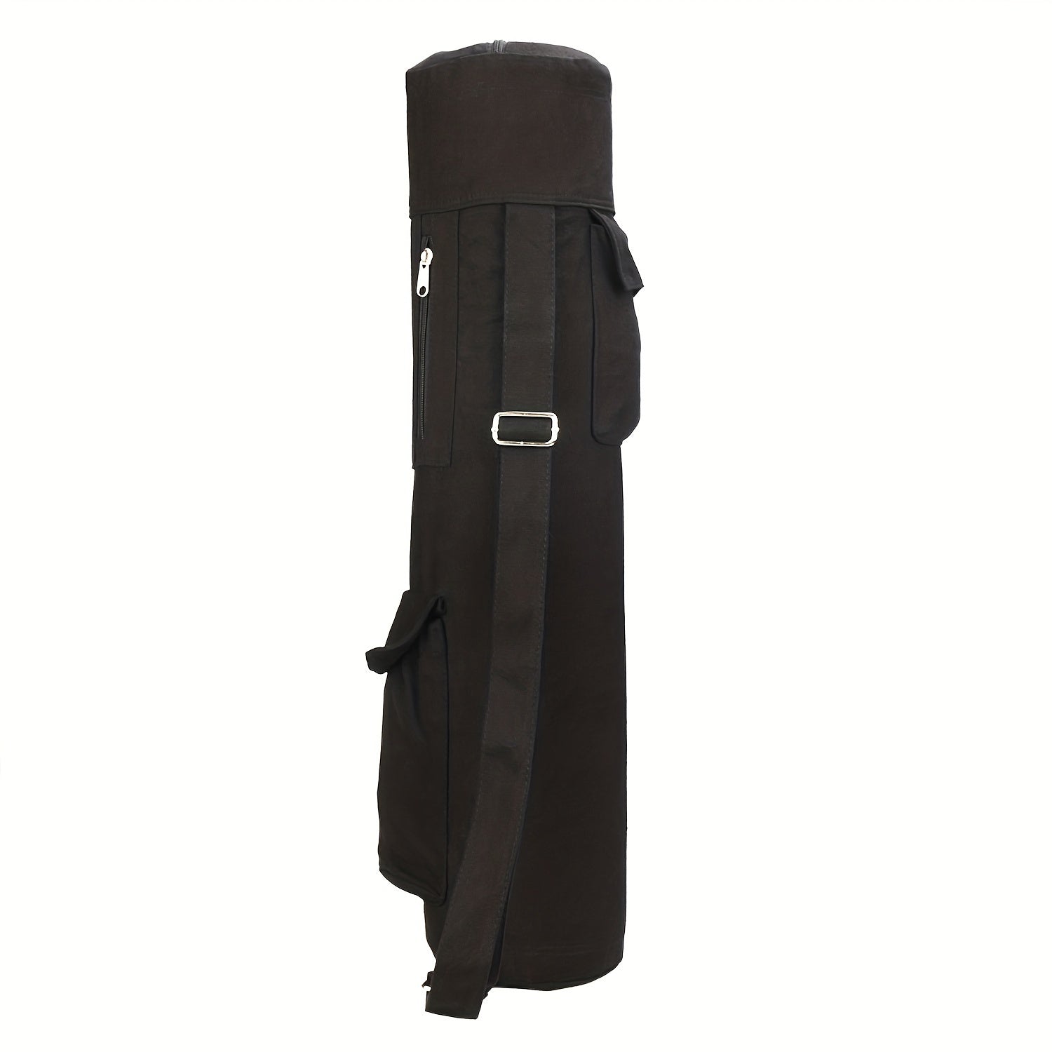 Yoga Mat Canvas Bag with Water Bottle Pocket