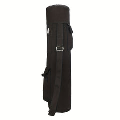 Yoga Mat Canvas Bag with Water Bottle Pocket