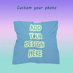 Custom Square Scarf - Personalized Patterns and Text - DIY Designable