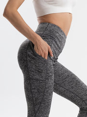 High Waist Leggings with Phone Pocket for Yoga
