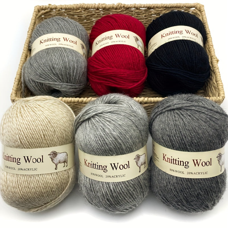 52pcs 4-strand Wool Thread - Australian Wool Blend - Anti-pilling - Soft & Waxy