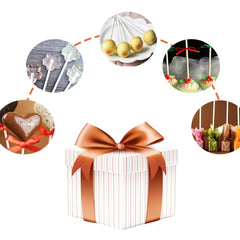 100pcs 4 Inch Lollipop Sticks Cake Pops Making Tools Paper Treat Stick