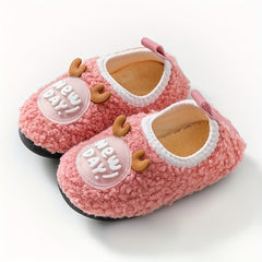 Girls Cartoon Slip On House Shoes Non Slip Soft Bottom Walking Shoes