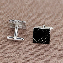 Geometric Spotted Shirt Cufflinks Accessories