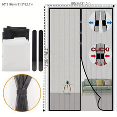 Magnetic Mosquito Net Door Curtain Mesh - 4 Sizes