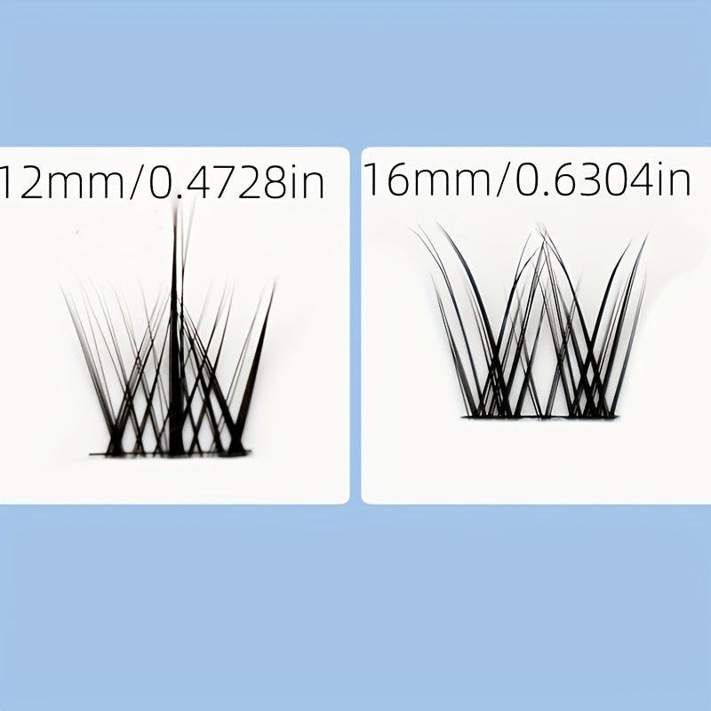 Segmented Little Devil False Eyelashes for Enlarged Eyes