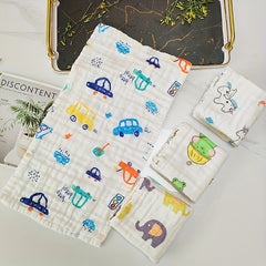 Cotton 6-layer Kids Towel High Density Gauze Small Towel