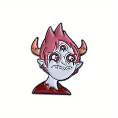 Cow Head Unicorn Cartoon Brooch Children s Creative Badge Drip Alloy Baking Pain