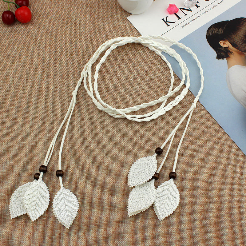 Boho Style Braided Rope Waist Belt