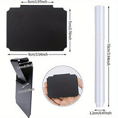 8pcs Storage Bin Basket Labels Chalkboard with Markers