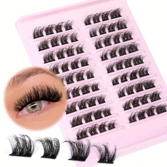 DIY Cluster False Eyelashes Natural 3D Style Lashes Extension