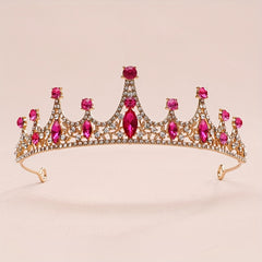 Baroque Crystal Wedding Crown Hair Accessories for Women