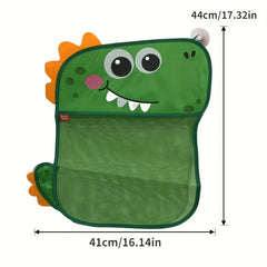 Dinosaur Bathroom Mesh Bag Baby Bath Toy Storage Organizer Pouch