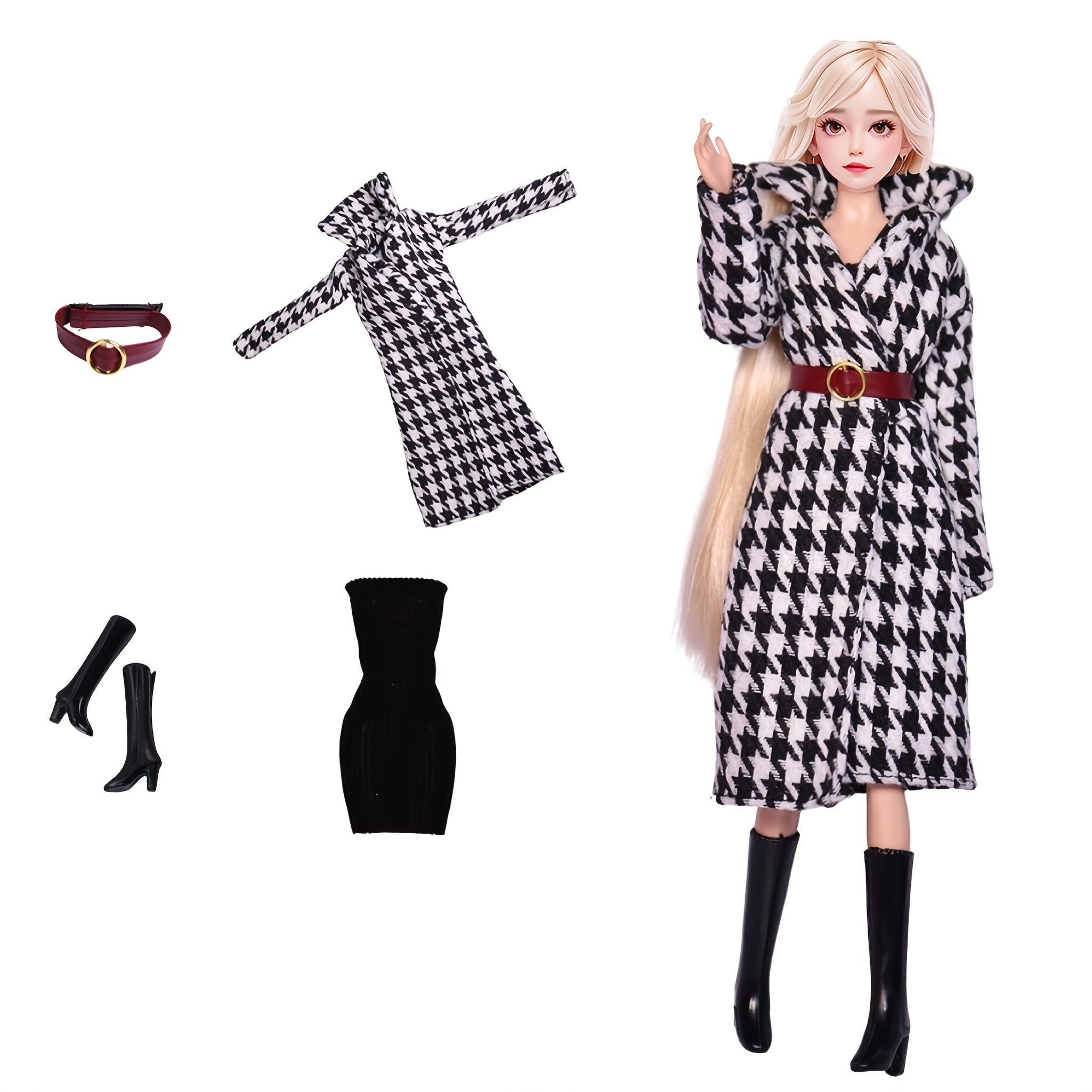Doll Outfit Set for 29 Dolls - Casual Skirt & Shirt in Multiple Colors