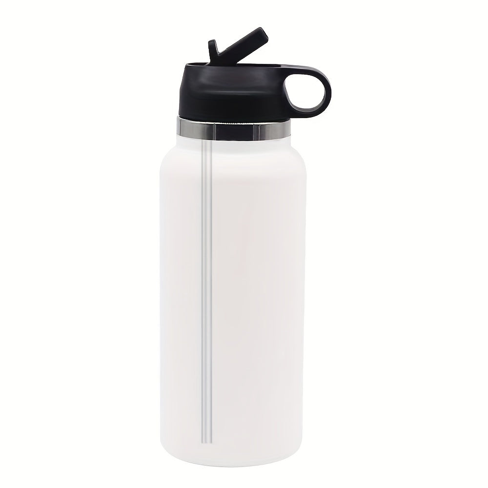 Water Bottle Lid w/ Silicone Brush for Insulated Cup Standard Mouth