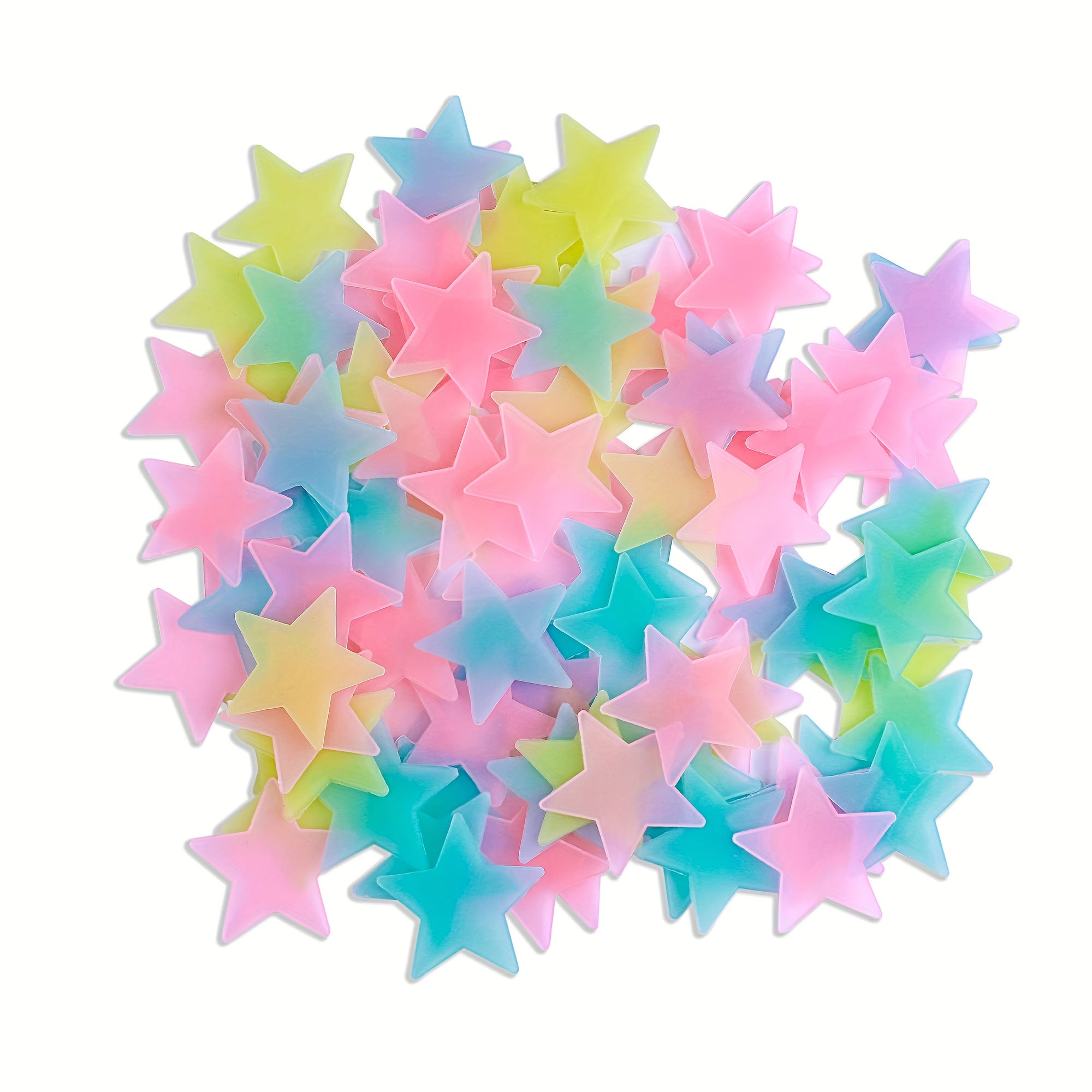 70 Glow In The Dark Stars Wall Stickers