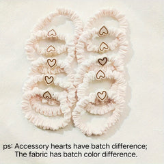 5 Pcs Love Hair Ties Elastic Band Headwear Mix