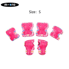 6PCS Luminous Protective Gear Roller Skating Training Knee Elbow Palm