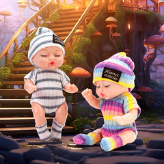 Charming 4 Inch Reborn Doll in Y2K Style Outfit