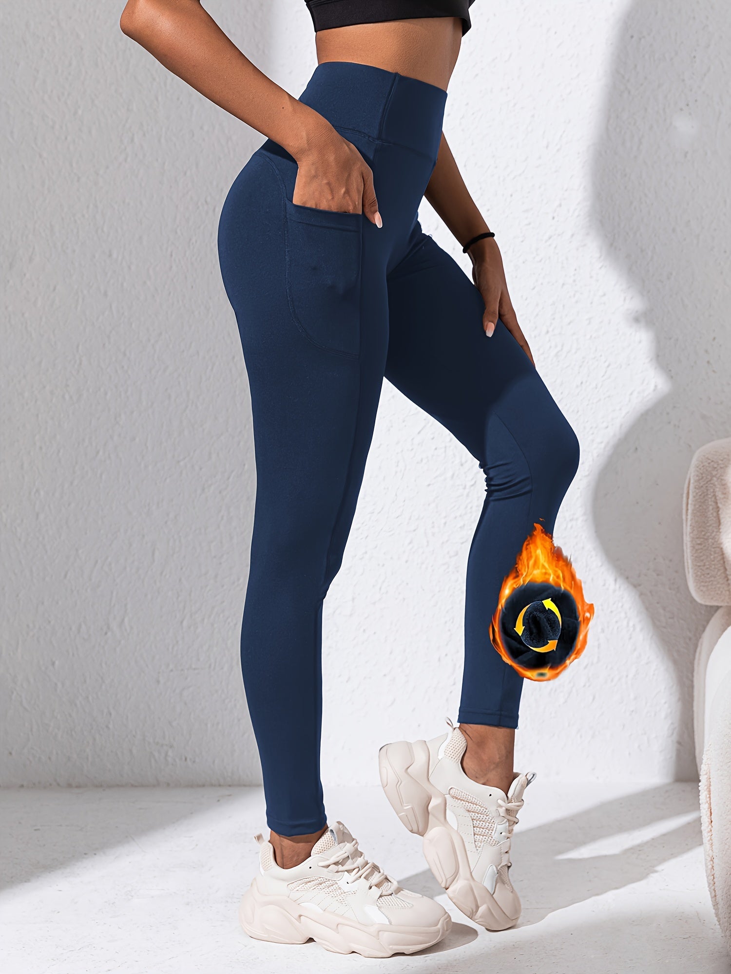 Warm Thickened Fitness Yoga Pants High Stretch Leggings Women's Activewear