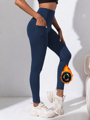 Warm Thickened Fitness Yoga Pants High Stretch Leggings Women's Activewear