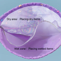 Large Capacity Waterproof Swim Bag with Dry/Wet Separation for Sports & Travel