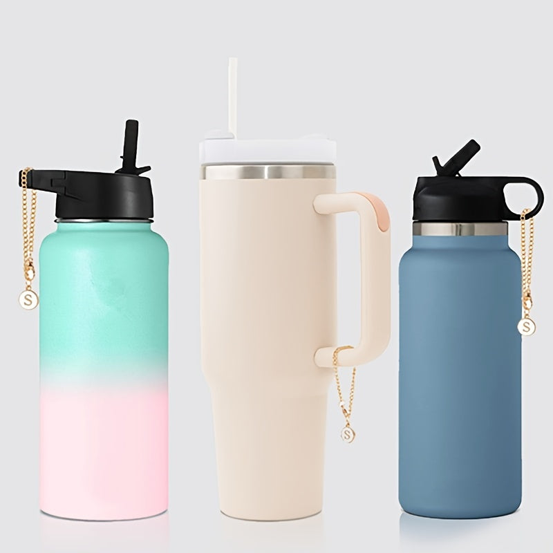 Letter Charm Decoration for Water Bottle Cup Pendant